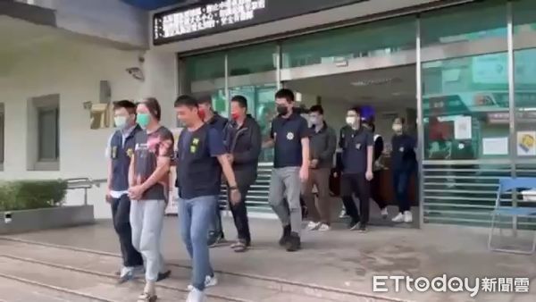 ▲黃姓夫妻檔在台中市經營詐團水房，家族有7人下海警方收網逮捕12人。（圖／記者張君豪翻攝）