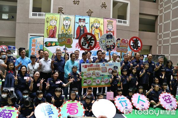 ▲▼  嘉義市政府警察局112年「特警聯萌出任務，守護5星嘉義市」小小警察訓練營闖關活動熱鬧登場  。（圖／嘉義市政府提供）