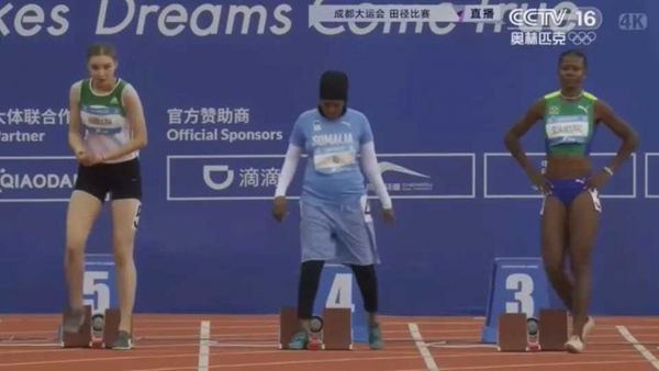 索馬利亞選手世大運1百公尺跑21秒　體育部長道歉「田協會長遭懲處」