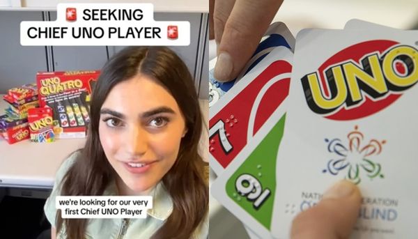 ▲▼美泰兒正在招聘首席Uno玩家。（圖／翻攝自TikTok、達志影像／美聯社）