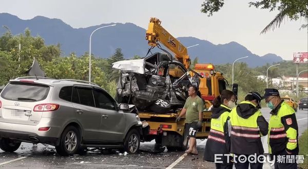 ▲▼            台東台11線吉林路2段今(5)日上午發生死亡車禍！。（圖／記者楊漢聲翻攝）