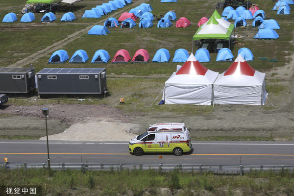 ▲▼第25屆世界童軍大露營在南韓全羅北道伏安郡舉行，高溫濕熱導致蚊蟲孳生、環境髒亂。（圖／CFP）