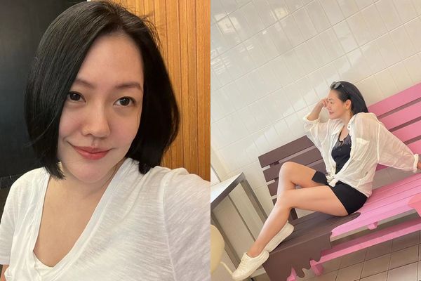 ▲▼小S韓國逛街累到嘴開開。（圖／翻攝自Facebook／小S 徐熙娣）