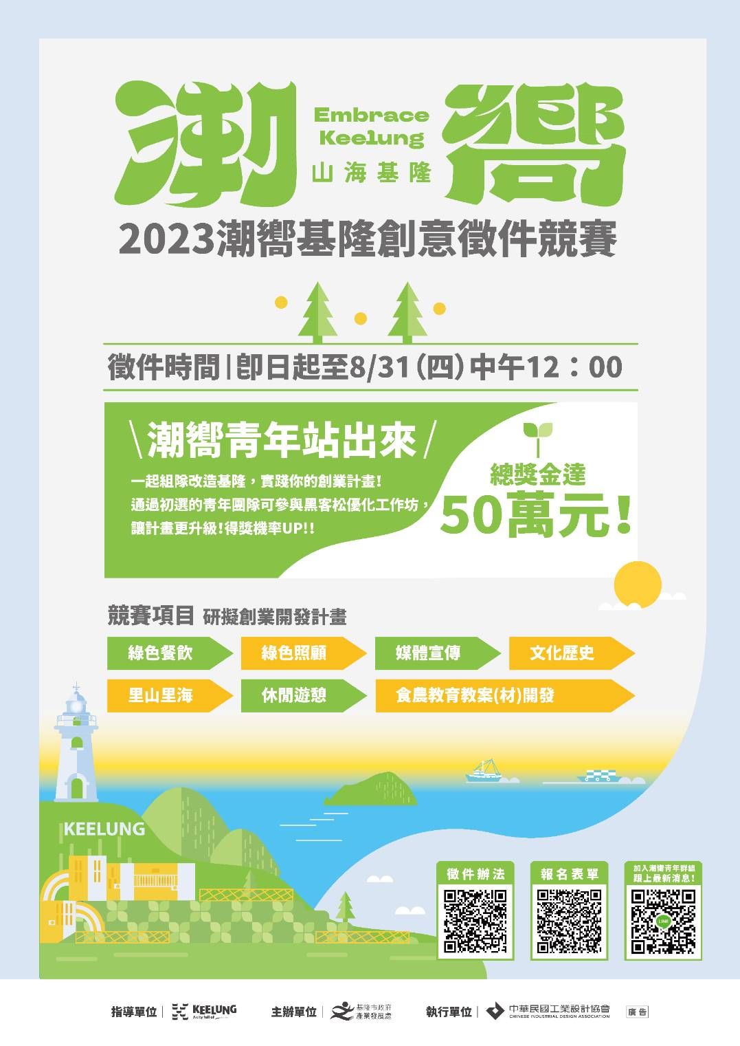 ▲潮嚮基隆創意徵件競賽 青年組隊參賽發掘無限潛力。（圖／記者郭世賢翻攝）