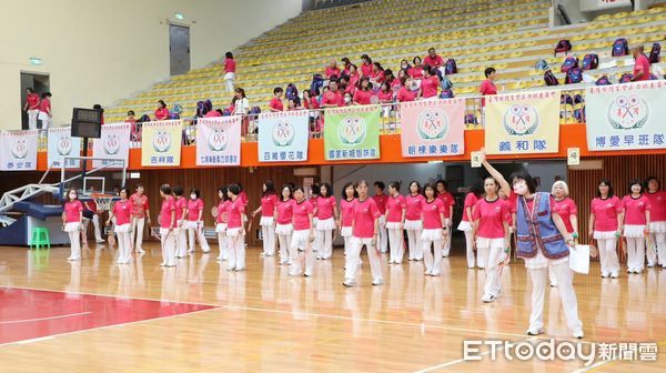 ▲全國柔力球錦標賽開幕典禮。（圖／記者郭世賢翻攝）