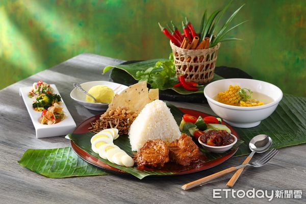 ▲▼Asia49亞洲料理及酒廊─大馬經典仁當牛肉椰漿飯。（圖／Asia49亞洲料理及酒廊提供）