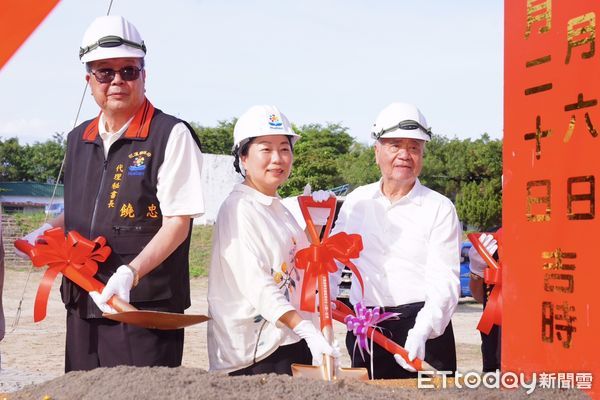 ▲▼花蓮縣環保餐具清洗中心新建工程開工動土典禮。（圖／花蓮縣政府提供，下同）