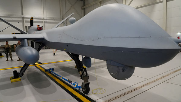 ▲▼美國空軍MQ-9死神無人偵察機（Reaper）、MQ-9無人機。（圖／路透）