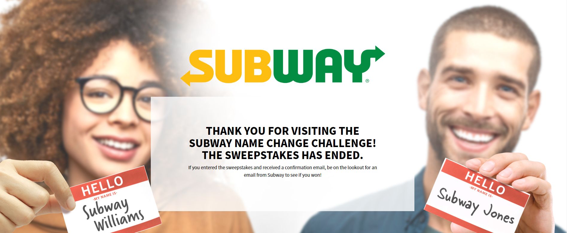 ▲▼SUBWAY改名活動已於8月4日截止。（圖／翻攝SubwayNameChange.com）