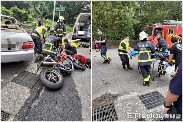 ▲金山重機車禍。（圖／記者郭世賢翻攝）