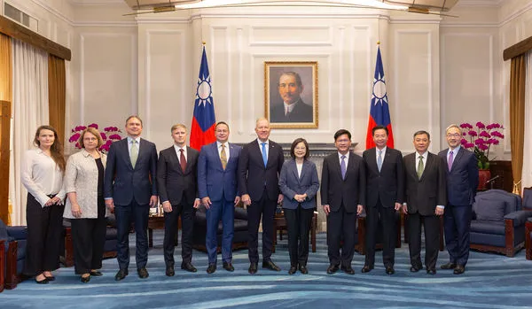 ▲▼總統蔡英文接見「波羅的海三國國會外交委員會主席訪問團」。（圖／總統府提供）