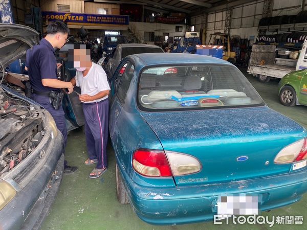 ▲里港警分局九如駐所員警幫王男找回愛車子             。（圖／記者陳崑福翻攝）