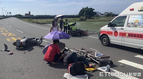 ▲▼      台東嚴重車禍       。（圖／記者楊漢聲翻攝）