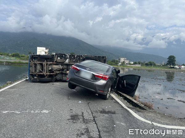 ▲▼ 花蓮吉安車禍。（圖／記者柯政誟翻攝）