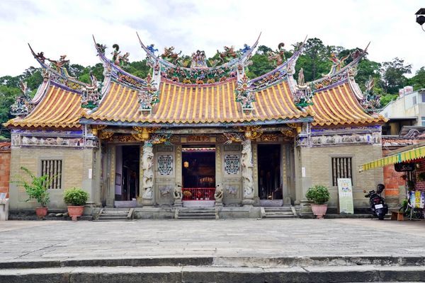 ▲▼北埔食堂位於北埔老街的廟前廣場旁，開業已經有20年之久，提供著傳統客家料理。（圖／記者黃亭詠攝）