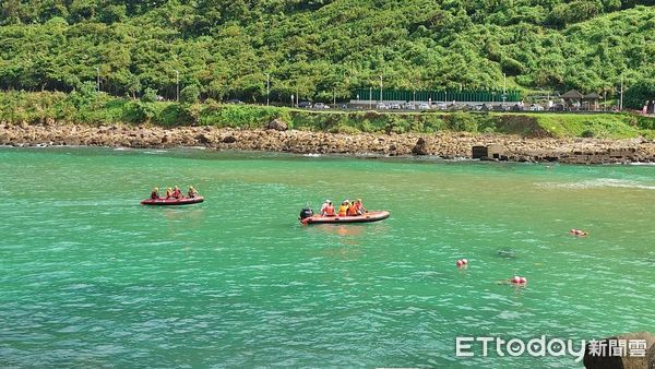 ▲基隆,基隆大武崙沙灘,海域。（圖／記者郭世賢攝）