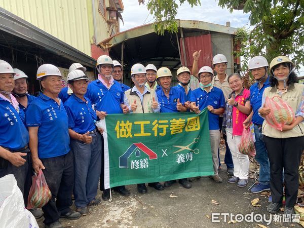 ▲台南市勞工局做工行善團修繕腳步馬不停蹄的兵分四路，分別到左鎮、永康及官田兩處進行修繕助弱。（圖／記者林東良翻攝，下同）