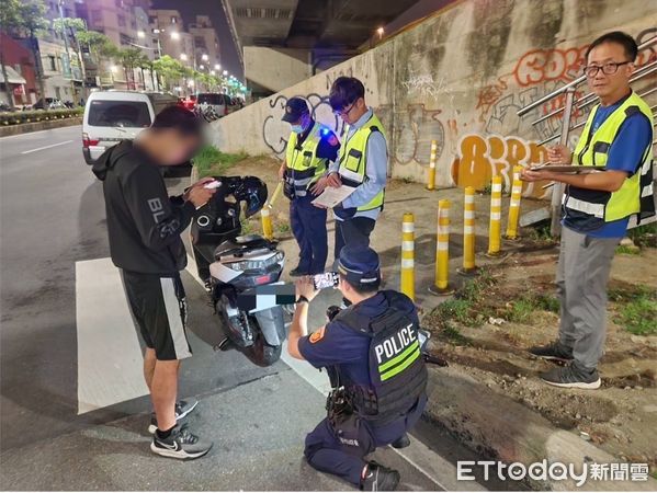 ▲▼噪音車炸街擾寧！蘆洲警察聯合環保局加強取締　開罰突破4000萬元 。（圖／記者戴上容翻攝）