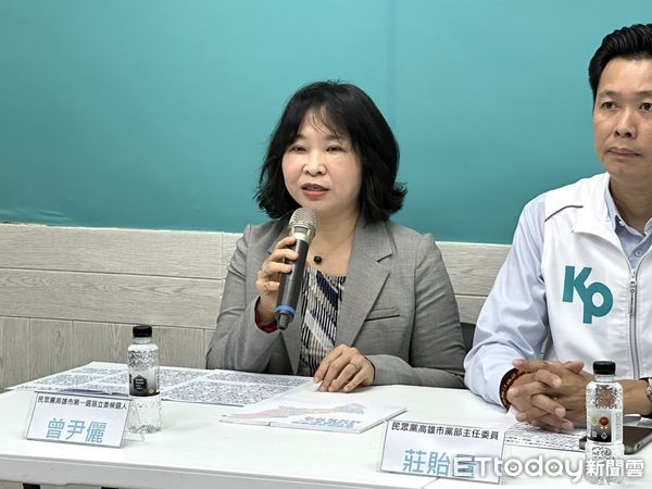 ▲▼曾無黨參戰高雄市長，曾尹儷接受民眾黨徵召再戰立委！PK邱議瑩。（圖／記者賴文萱翻攝）