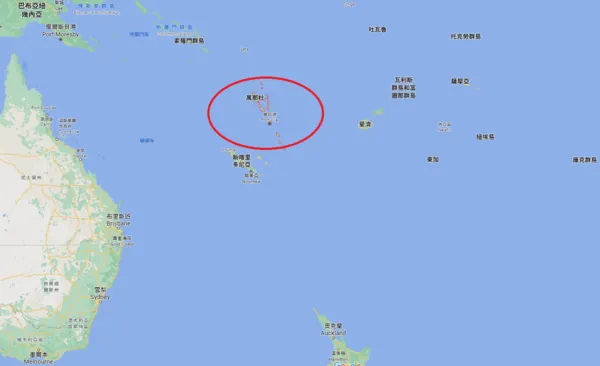 ▲▼萬那杜（Republic of Vanuatu）是中國和西方國家在太平洋島國的戰略角力中心。（圖／翻攝自Google地圖）