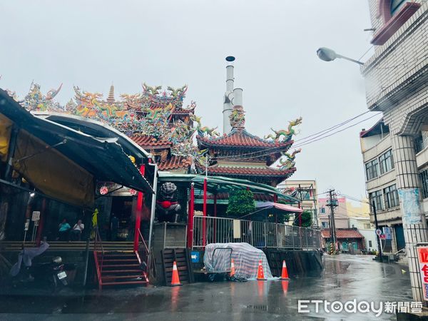 ▲東港東隆宮及四周沒有積水            。（圖／民眾提供，下同）