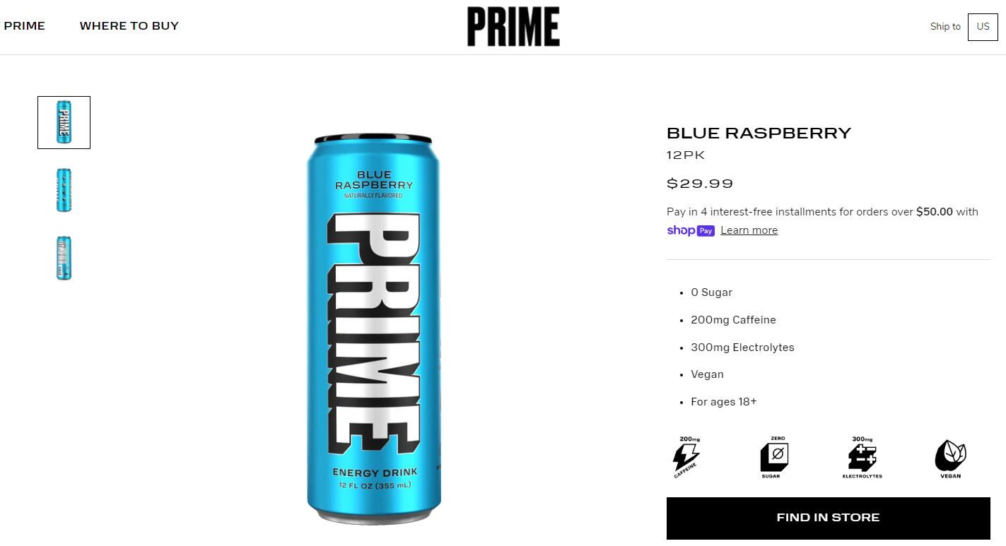 ▲▼「Prime Energy」能量飲料。（圖／翻攝自Prime官網）