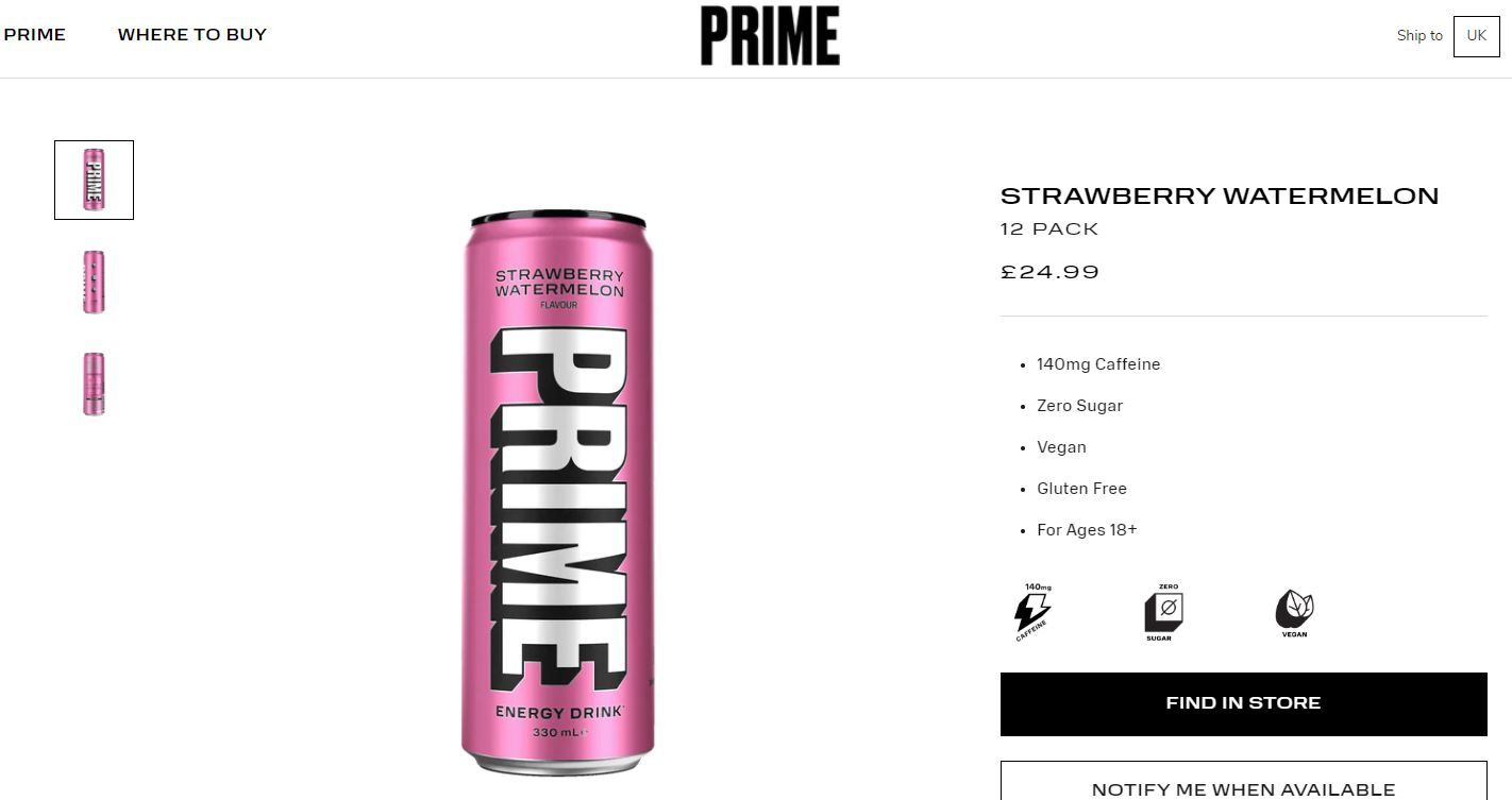 ▲▼「Prime Energy」能量飲料。（圖／翻攝自Prime官網）