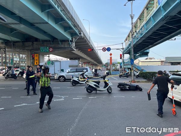 ▲▼ 新莊車禍。（圖／記者戴上容翻攝）