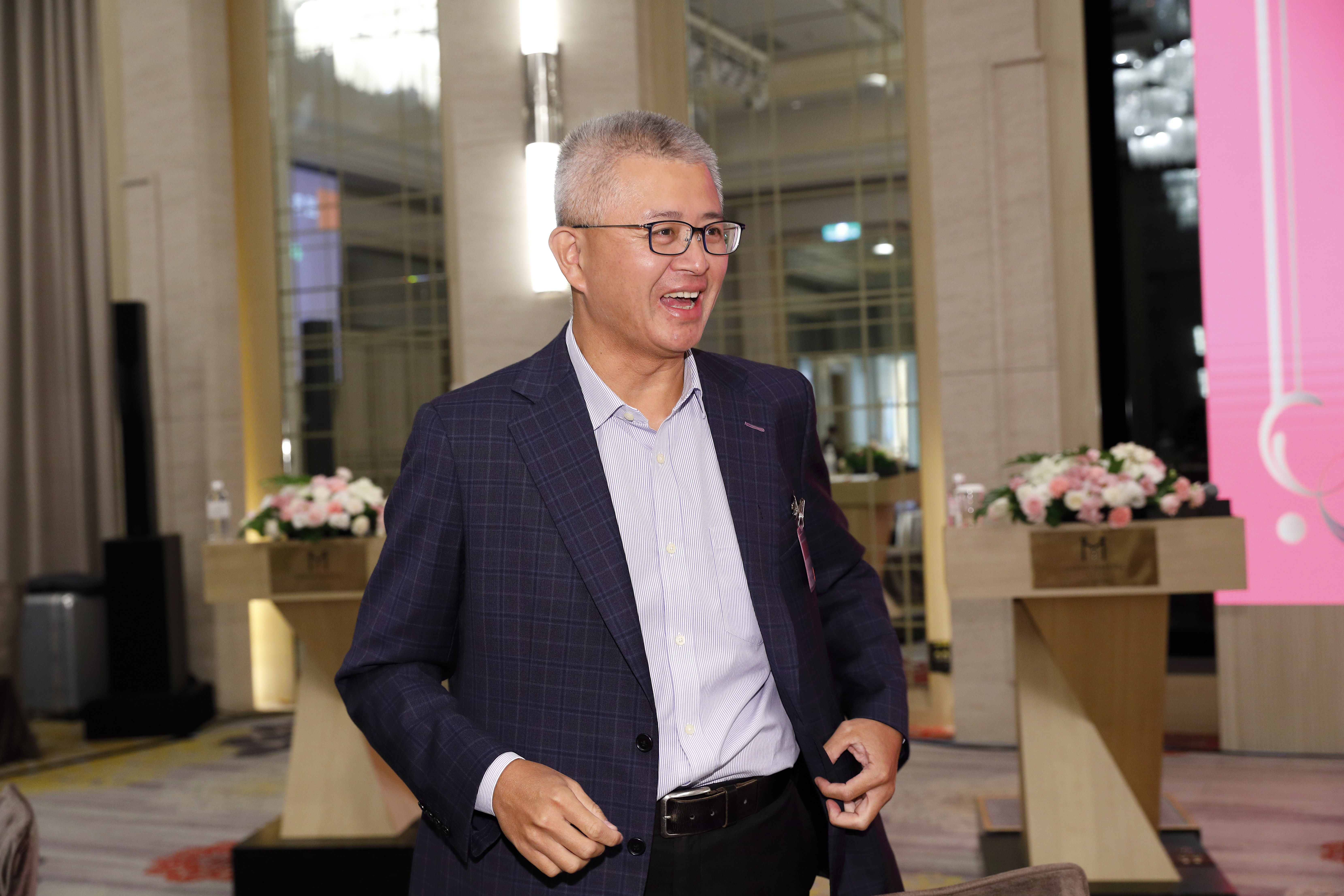 ▲▼新光金控副董事長洪士琪。（圖／記者湯興漢攝）