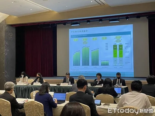 ▲中信金法人說明會。（圖／記者陳依旻攝）