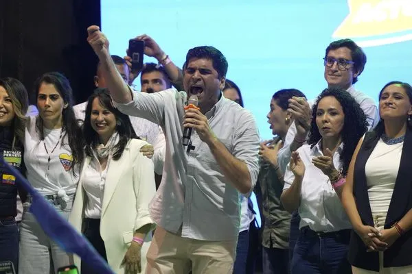 ▲▼厄瓜多總統候選人索南霍茲納（Otto Sonnenholzner）。（（圖／達志影像／美聯社）