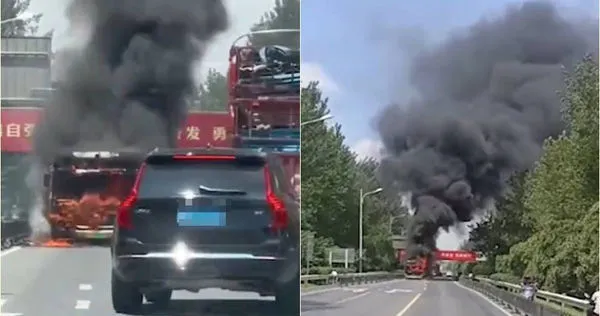 南京公車起火2死5傷　疑似乘客鋰電池電瓶自燃惹禍