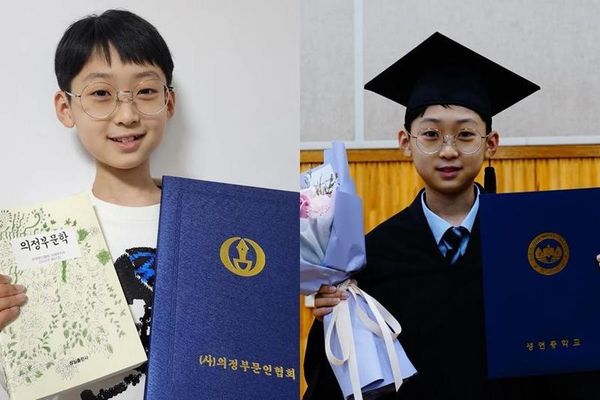 白康鉉因為神童形象名噪一時，還跳級入讀明星高中，怎料近日卻因不堪校園霸凌決定退學。（翻攝自@ganghyeon_baek IG）