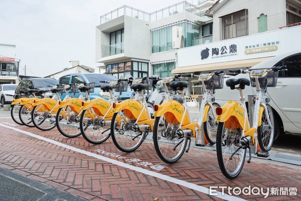 ▲台南市公共自行車YouBike 2.0，自2023年2月上線服務，21日使用人次正式突破100萬。（圖／記者林東良翻攝，下同）