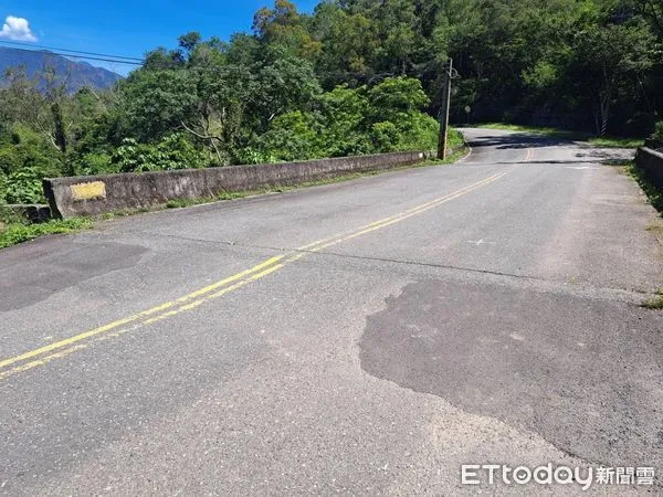 ▲花蓮羅山村「景平3號橋」因0918地震損壞嚴重，必須進行全面封路施工。（圖／花蓮縣政府提供）