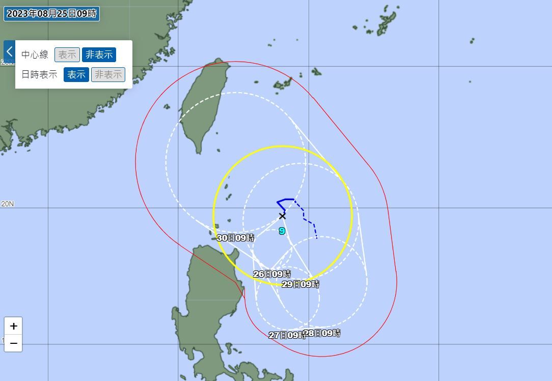 ▲▼蘇利撲台 日本氣象廳預測。（圖／日本氣象廳）