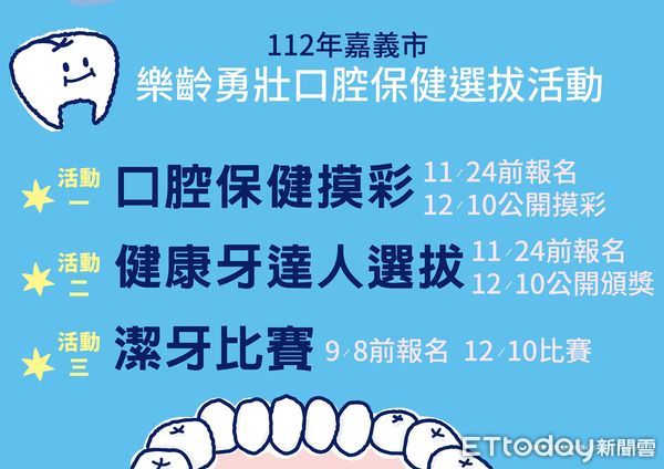 ▲▼   幸福微笑 從「齒」開始 樂齡勇壯口腔保健選拔活動開跑  。（圖／嘉義市政府提供）