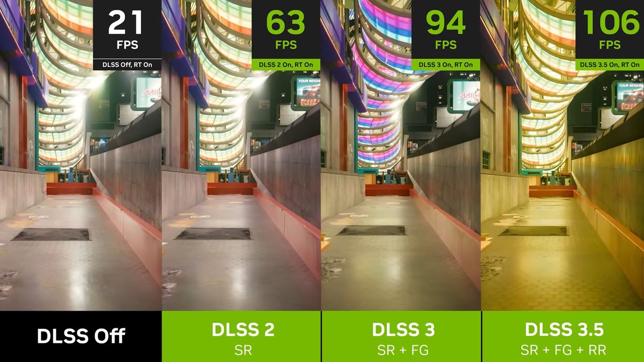 ▲ NVIDIA 公開 DLSS 3.5 新技術。（圖／翻攝自 YouTube／NVDIA）