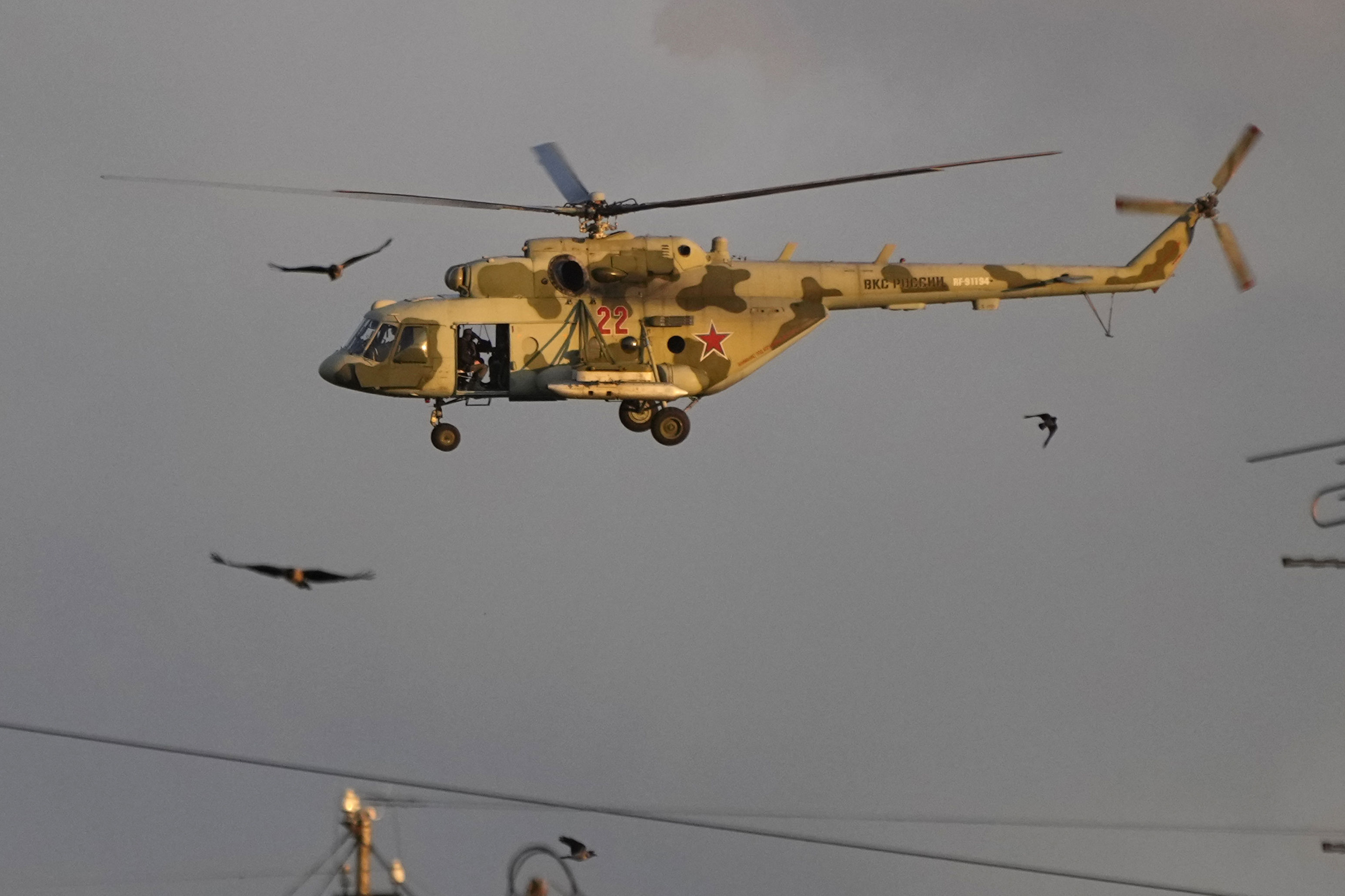 ▲▼ 俄羅斯Mi-8軍用直升機。（圖／達志影像／美聯社）