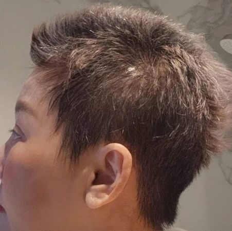 ▲藍心湄把頭髮剪得更短。（圖／翻攝自Instagram／hsinmei_lan）