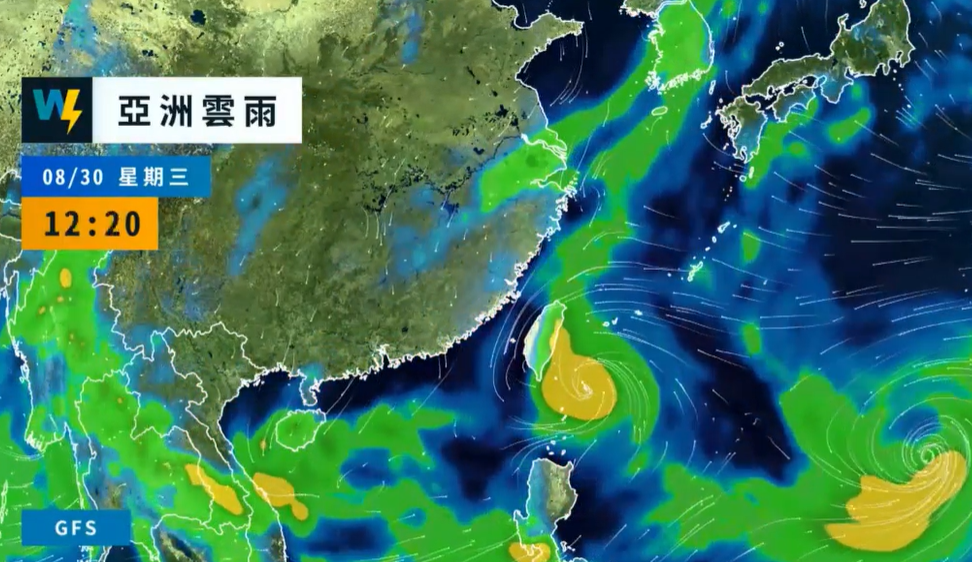 ▲▼蘇拉颱風下周三、四影響台灣最劇。（圖／天氣風險）