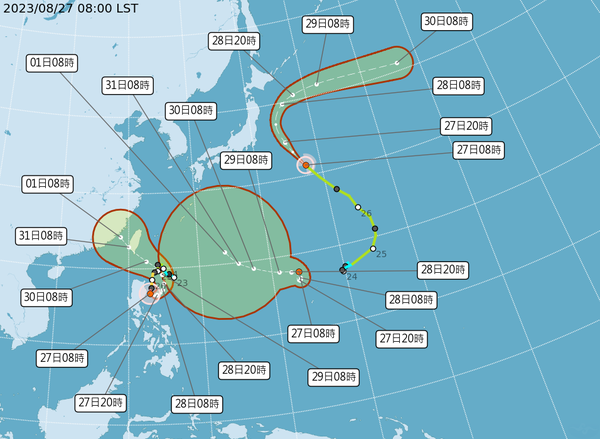 ▲▼除蘇拉、丹瑞颱風外，海葵颱風最快今明兩天生成             。（圖／氣象局）