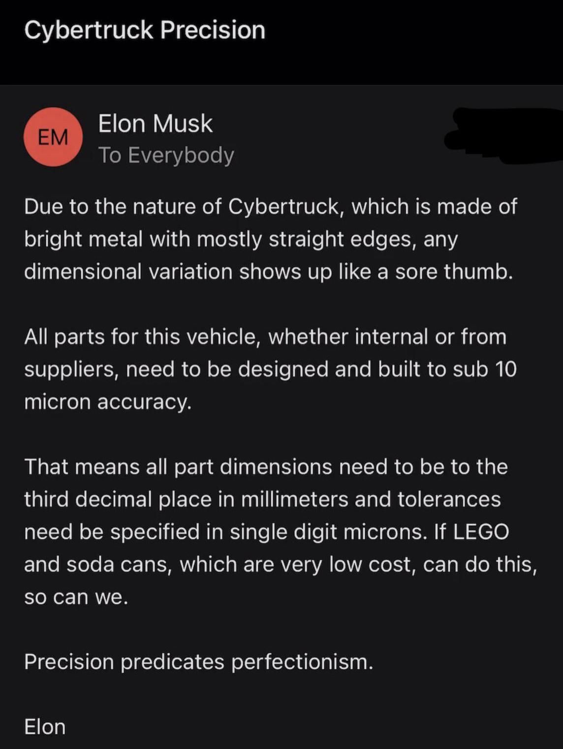 ▲馬斯克內部員工信。（圖／翻攝自Insideevs）