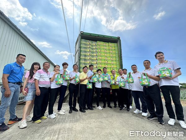 ▲立委陳亭妃身為重要推手，特別在28日舉辦「2023日本橫濱台灣國慶台南麻豆文旦限定版啟運日本記者會。（圖／記者林東良翻攝，下同）