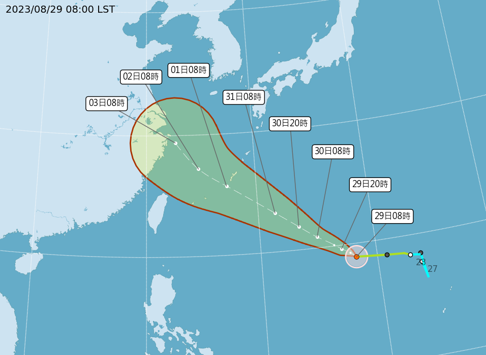 ▲▼颱風海葵。（圖／氣象局）