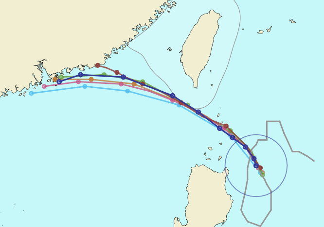 蘇拉再南修！　最新各國路徑一致了 | ETtoday生活新聞 | ETtoday新聞雲