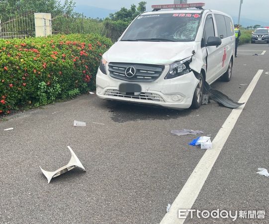 ▲枋寮鄉台1線與東角路口發生生A1交通事故             。（圖／記者陳崑福翻攝）