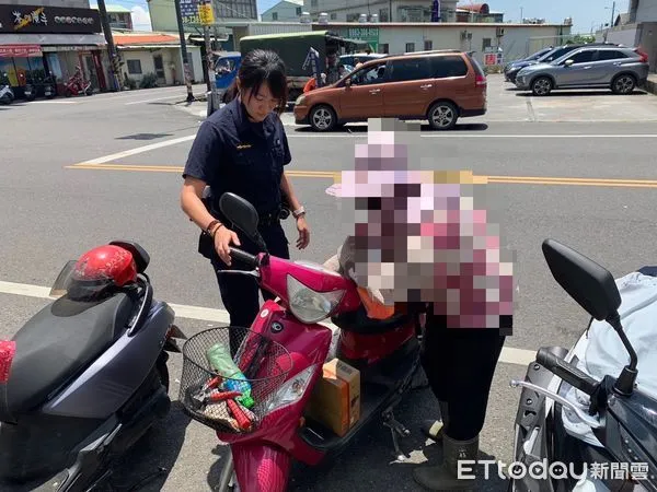 ▲里港警分局九如分駐所警員張煥橙、蔡佳芹成功阻止82歲嬤被騙            。（圖／記者陳崑福翻攝）