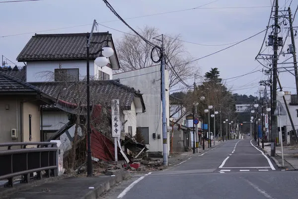 ▲▼福島縣雙葉町。（圖／達志影像／美聯社）