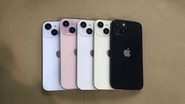 ▲iPhone 15全系列模型機。（圖／9to5mac）